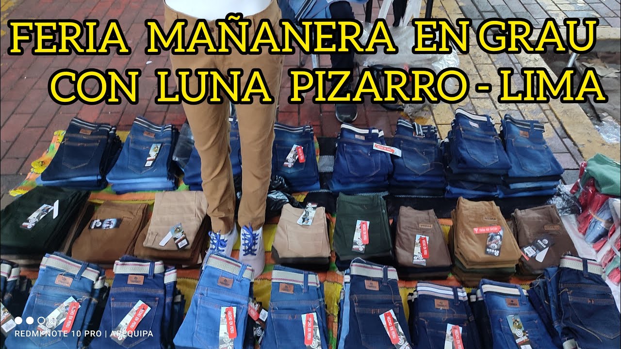 FERIA MAÑANERA EN AV- GRAU CON LUNA PIZARRO - LIMA
