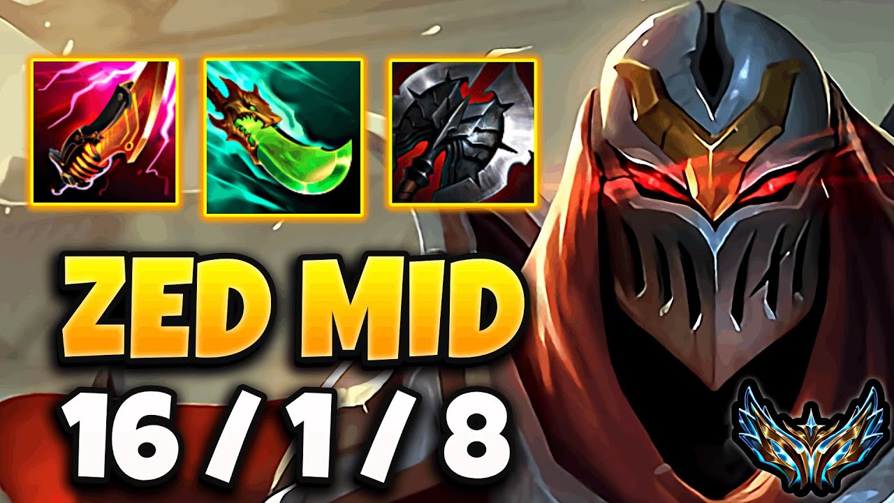 Zed vs Yasuo [ MID ] Lol Korea Challenger Patch 14.13 ✅