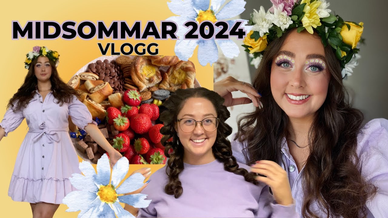 En enkel midsommar med fina vänner ! VLOGG