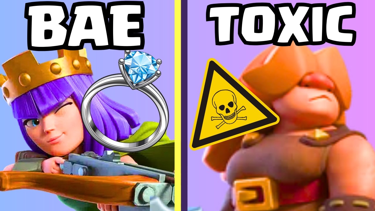 Ranking Clash Royale Cards from Marriage Material to Toxic