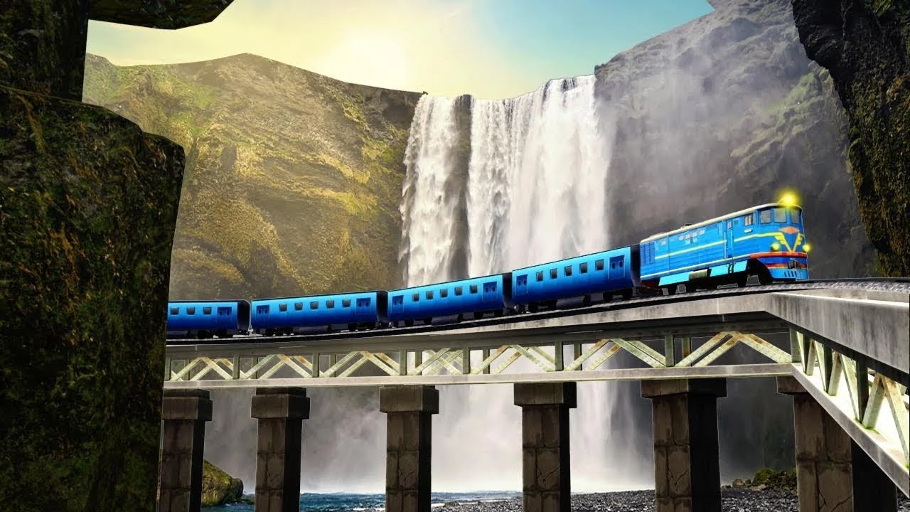 Euro Train Simulator - Hill climb 3D - Official Trailer