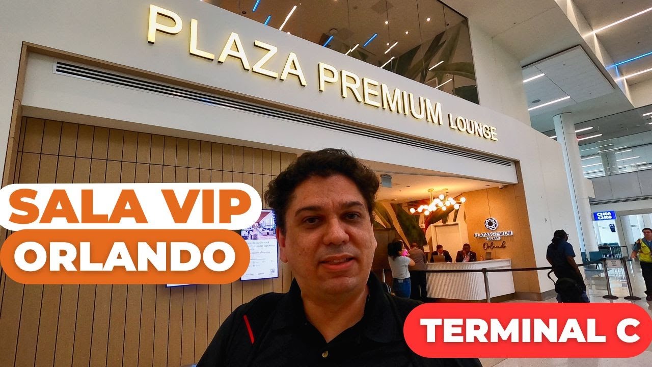 SALA VIP em ORLANDO no TERMINAL C - PLAZA PREMIUM LOUNGE