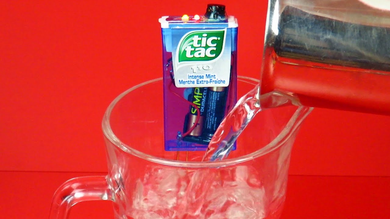 FABRIQUER UNE ALARME DE NIVEAU EAU