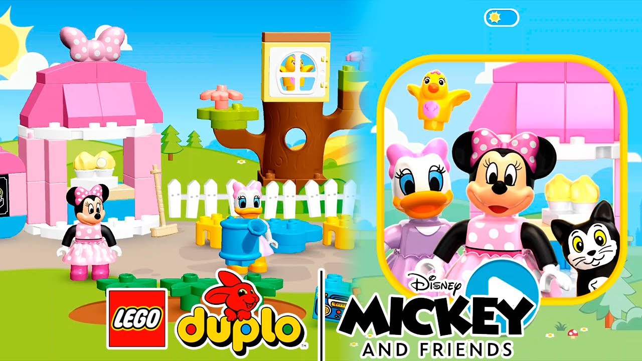 Jugando con MINNIE y DAISY en El Café de Minnie - Lego Duplo Disney [StoryToys]
