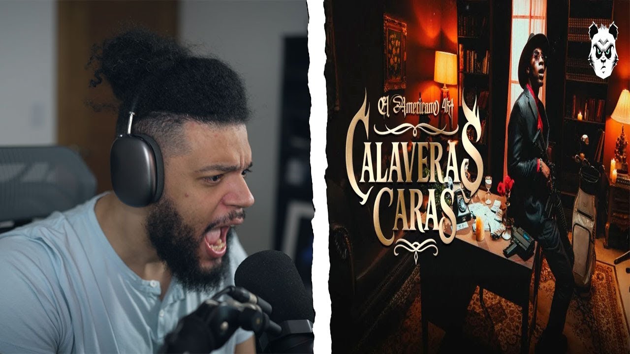 Reaccionando a EL AMERICANO! EL AMERICANO 4KT - KALAVERAS CARAS 💀 (Video Oficial)- JayCee! Reaccion!