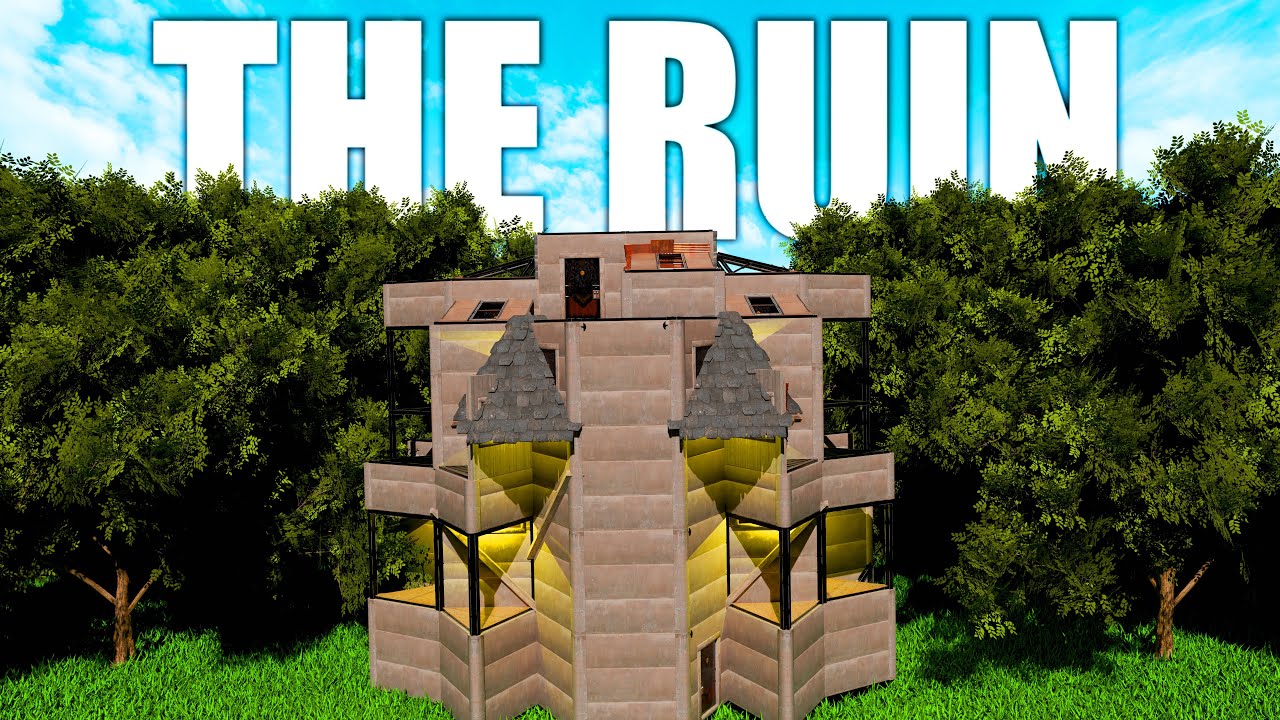 The Ruin - The *BEST* Snowball Base In RUST | Rust Base Tutorial & Design 2025