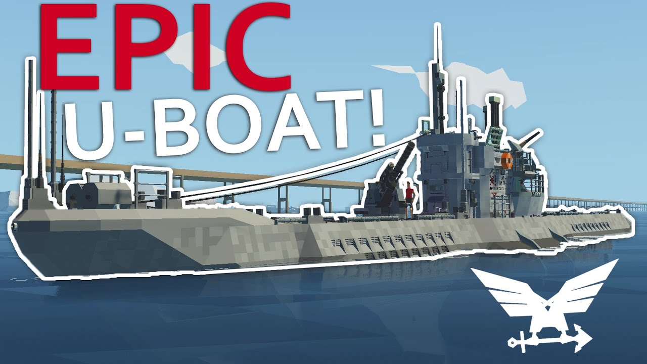 U-Boat Arctic Dive!  -  Stormworks Gameplay