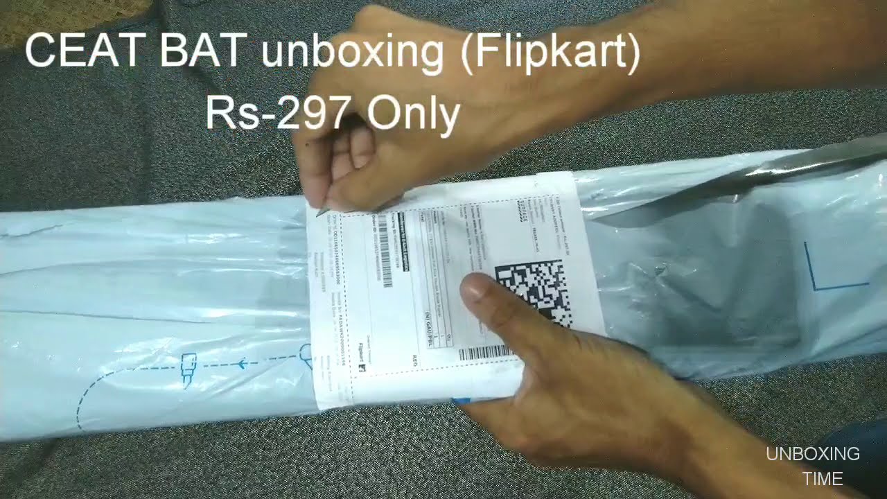 CEAT CRICKET BAT UNBOXING (Flipkart) Rs-297 Only