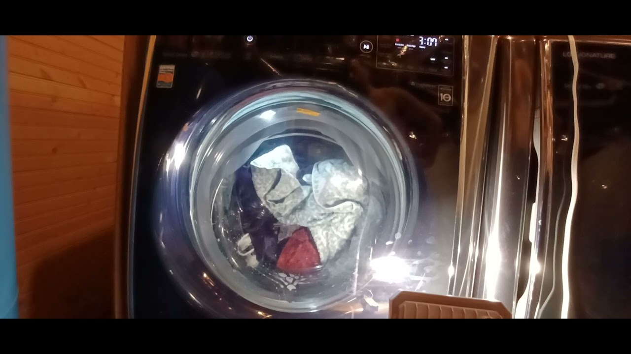 LG WM9500HKA (35 pounds) Heavy Duty, ExtraHot Mod, PreWash, TurboWash, 3 extra rinse, Fastest Spin.