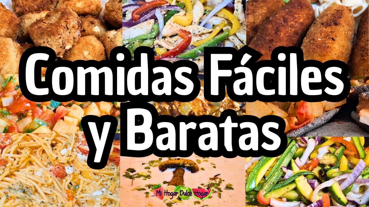 ✅️12 COMIDAS FÁCILES Y BARATAS | Mi Hogar Dulce Hogar