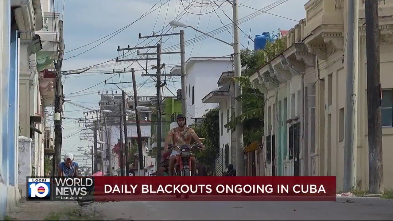 Regular blackouts plaguing Cuban residents