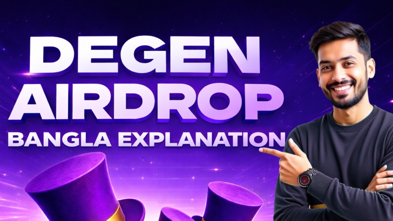 Degen Airdrop | Free WL NFT Mint 777 NFTs by @degentokenbase | Degen Bangla Explanation