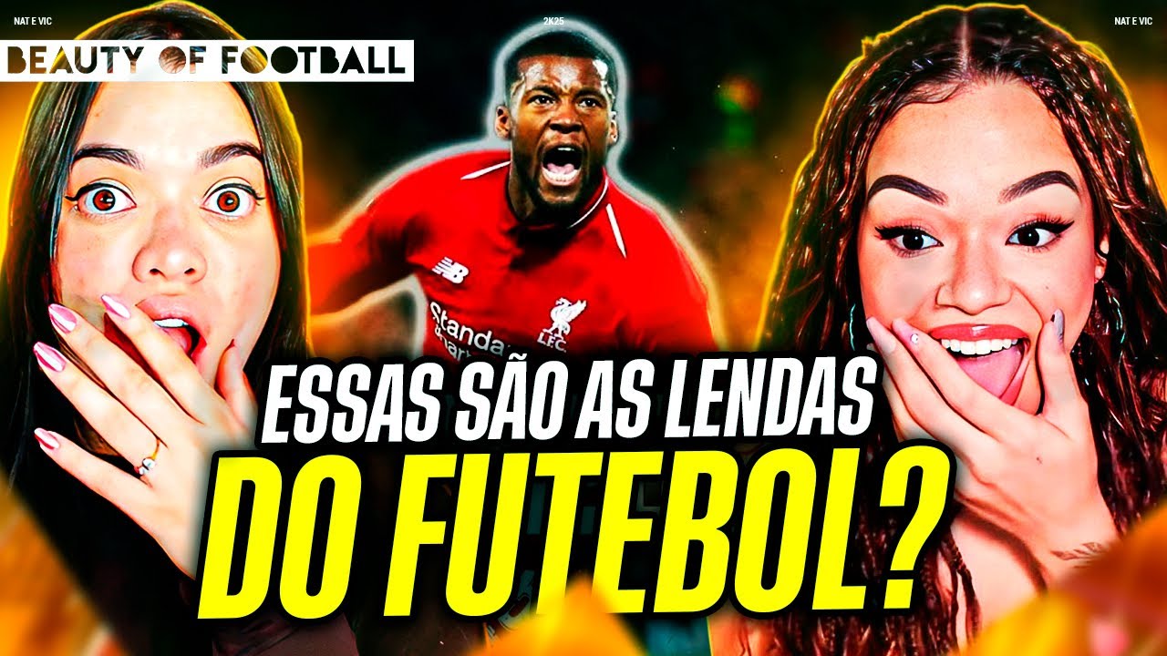 FUTEBOL: The Beauty of Football - OS MELHORES MOMENTOS | Nat e Vic MV [REACT]