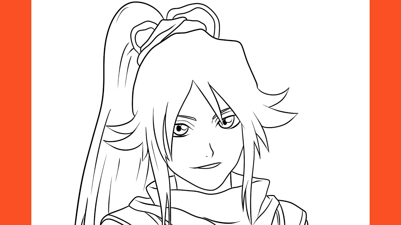 How To Draw Yoruichi (Bleach)