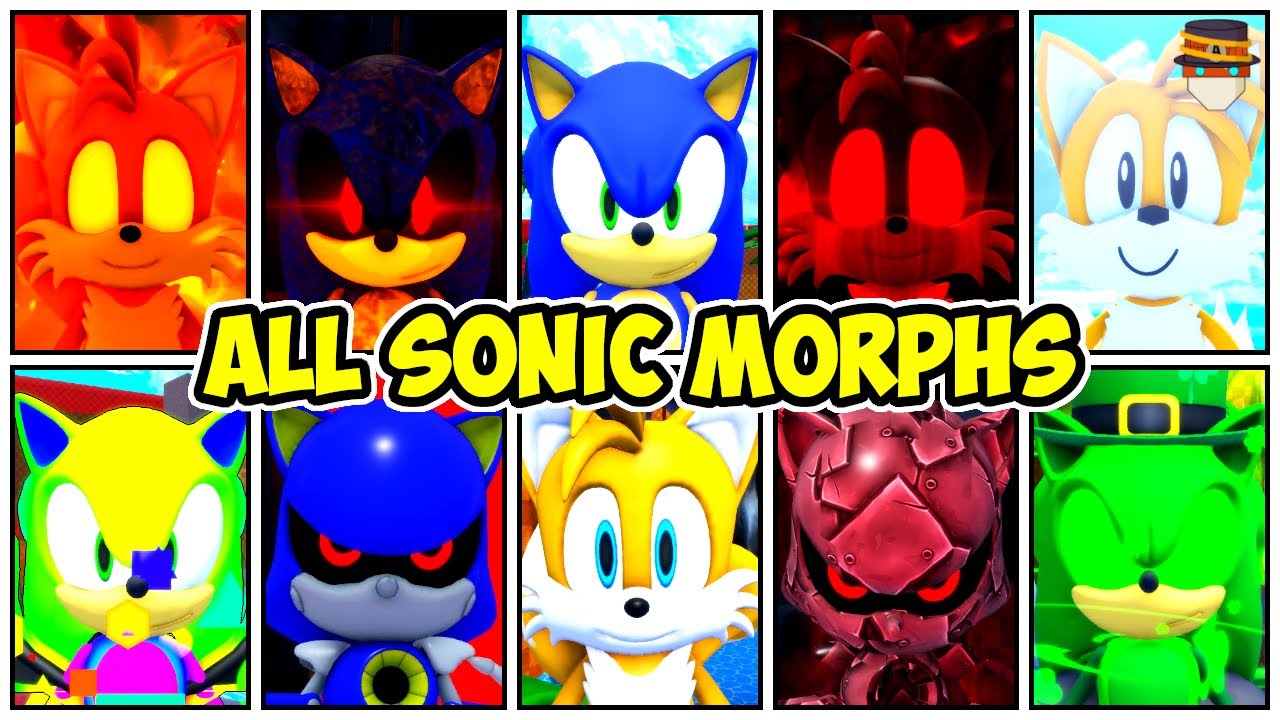 Find the Sonic Morphs Roblox | How to find ALL 40 SONICS