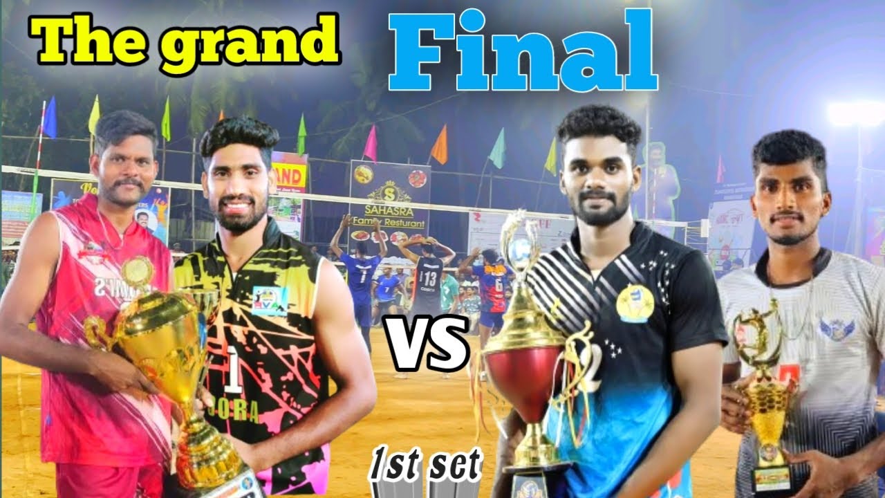 Siva,kalyan,ganesh VS raju,dora,naveen final match #apvolleyballgaming #volleyball #trending