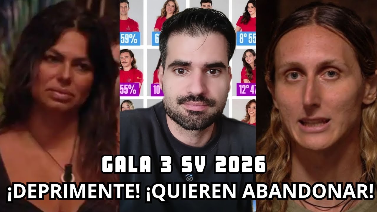 GALA 3 de SUPERVIVIENTES 2026 - ¡Es DEPRIMENTE que casi TODOS quieran ABANDONAR! - Hablamos de tele