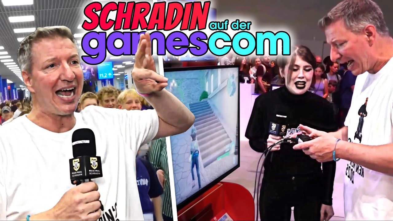 SCHRADIN auf der GAMESCOM 25🎮💥 RETRO-GAMER ZERLEGT die MESSE😱🤣 (ESKALATION PUR)