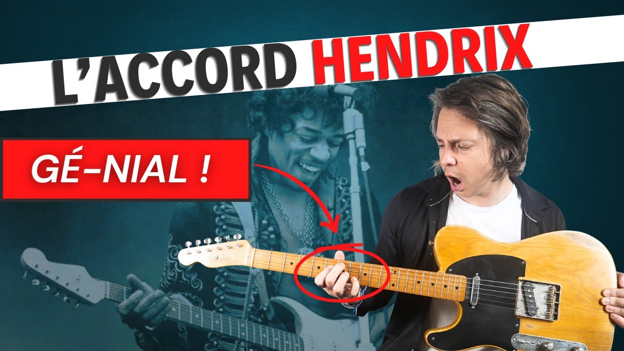 L’accord préféré de JIMI HENDRIX (vous allez l’adorer !)