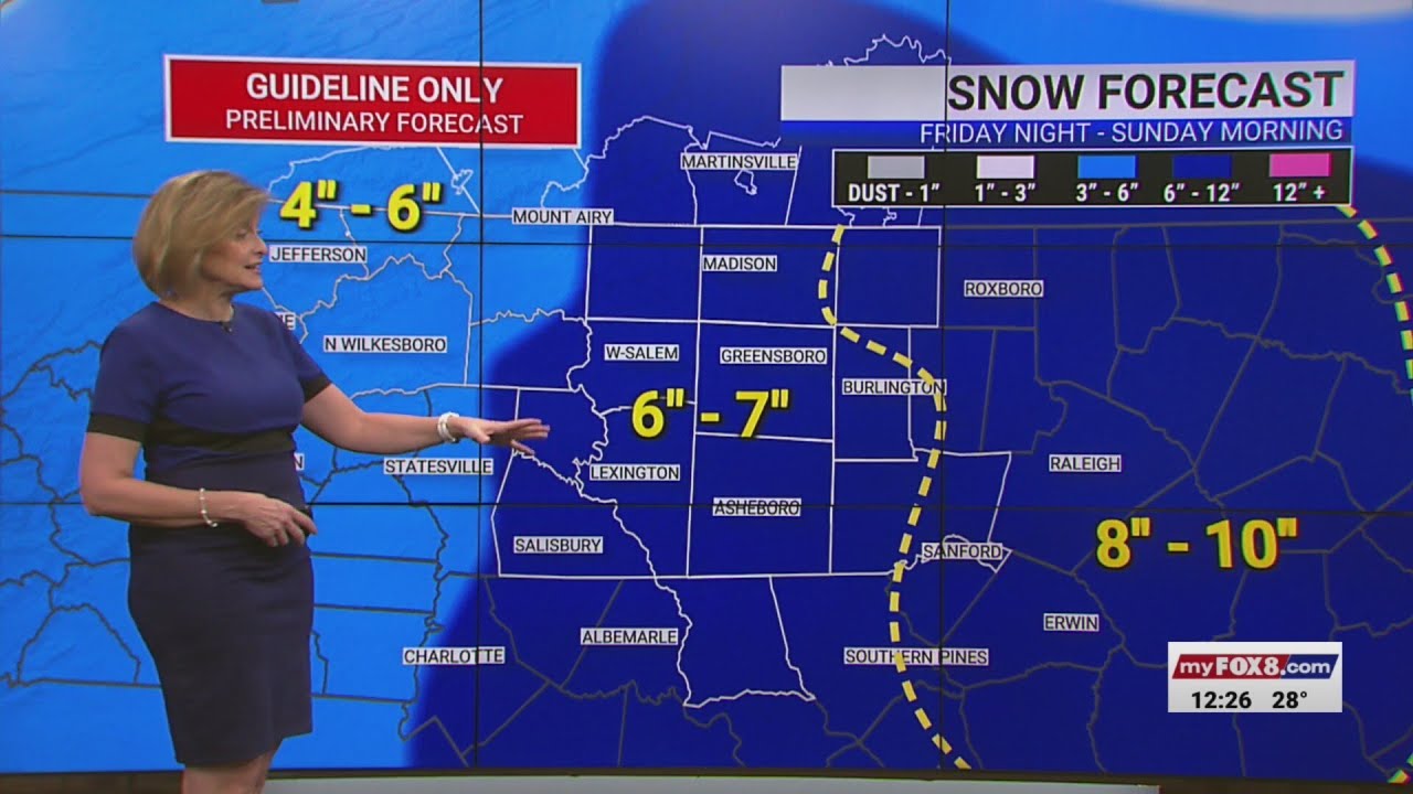 What we know about the Winter Storm Watch in the Piedmont Triad this weekend