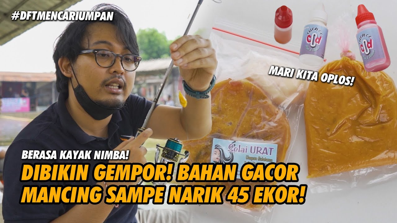 RACIKAN UMPAN TELOR BIAWAK PAKE SETINGAN DASAR, 3 JAM NARIKIN 45EKOR BROOO!! #MENCARIUMPAN