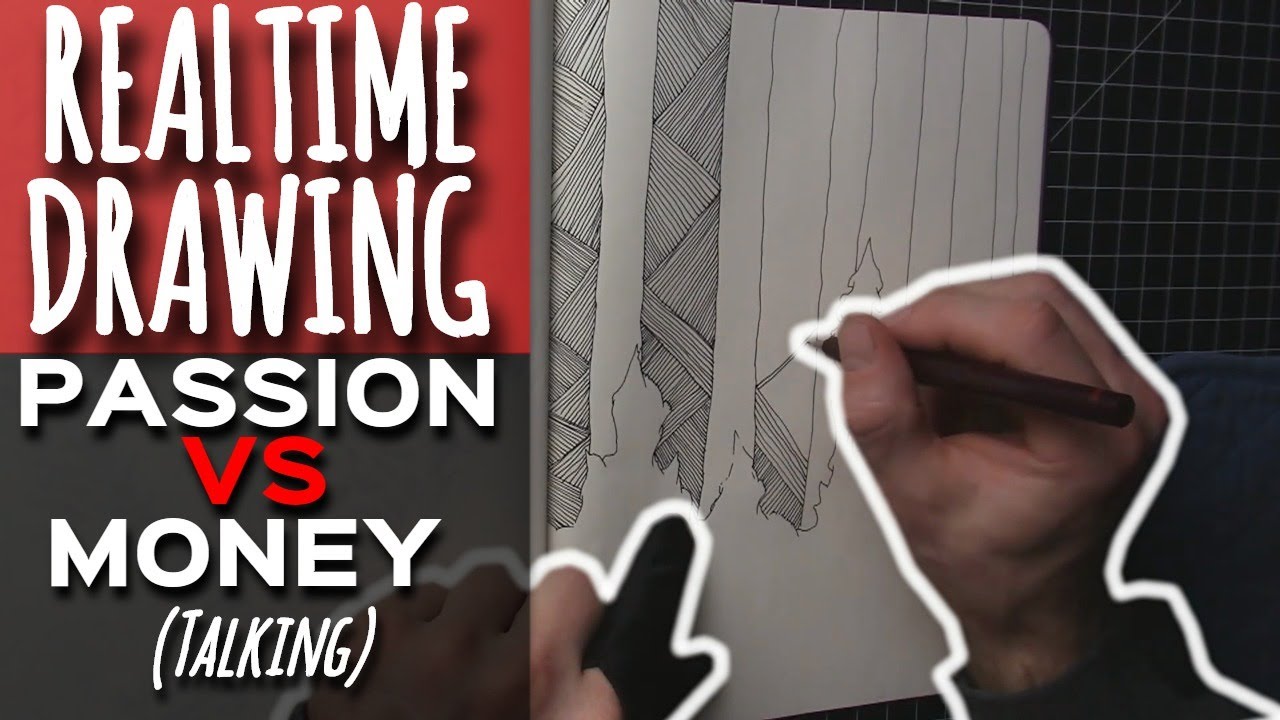 Realtime Drawing With Talking - Pursuing Passions VS Money | JSheetz