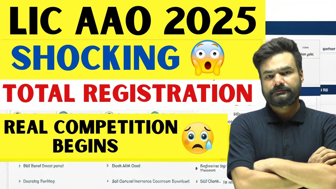 SHOCKING 😱 LIC AAO 2025 | Total Registration Out | Competition Level & Cut Off Impact