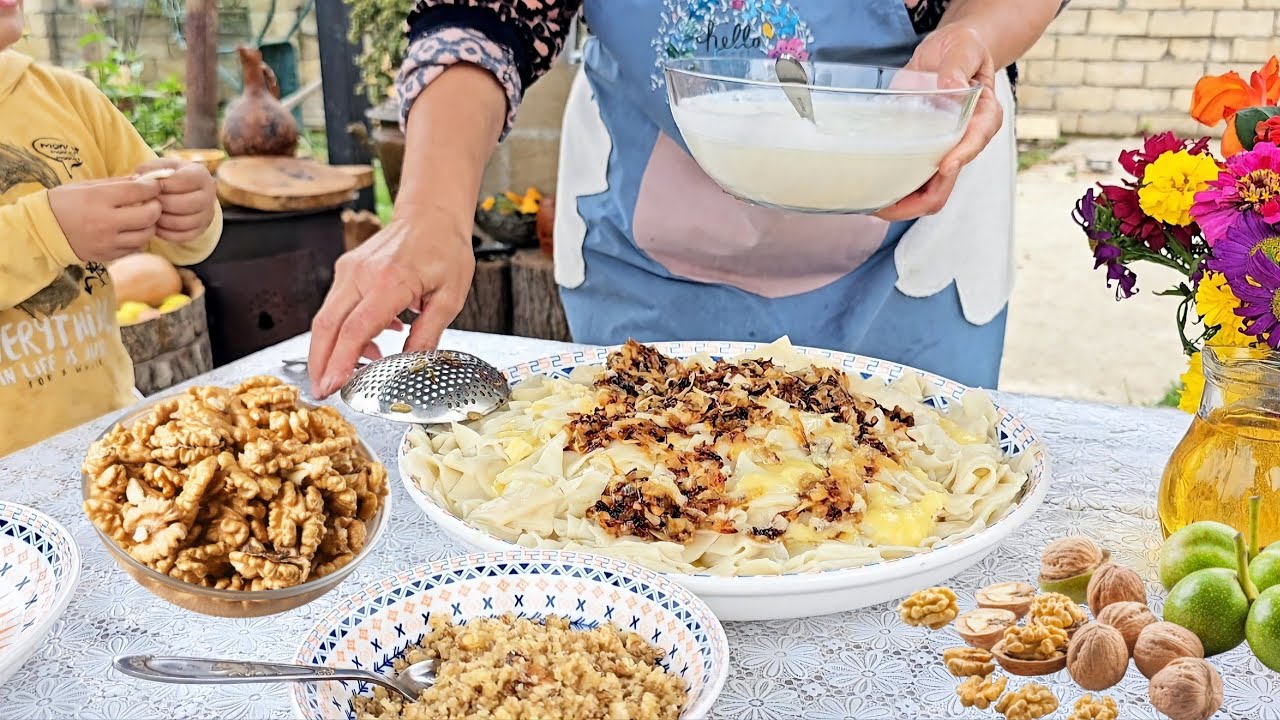 Самый Вкусный Лезгинский Хинкали с Грецкими Орехами
