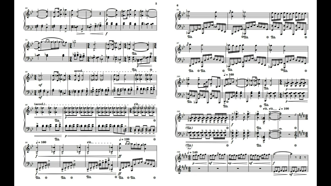 The Elements - For Piano (I took a lot of liberties)