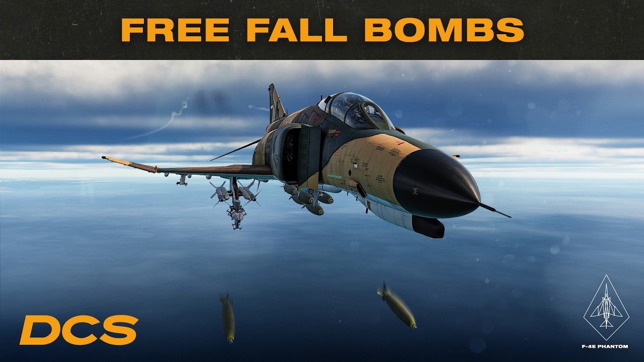 Учебное пособие по DCS F-4E, часть 9 — Свободнопадающие бомбы