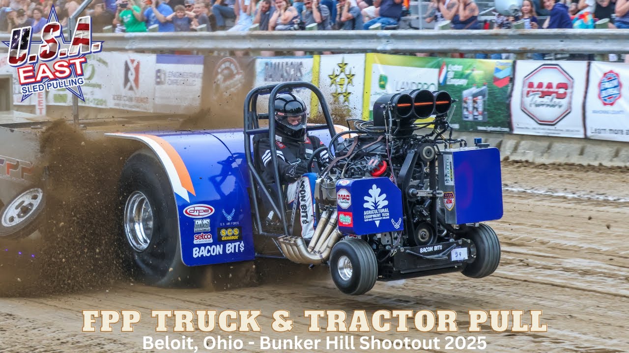 Beloit, Ohio - Full Pull Productions Truck & Tractor Pull 2025 - Bunker Hill Shootout