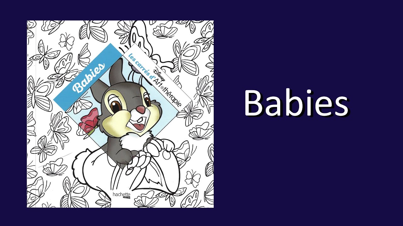 Disney Babies Coloring Book Flip Through
