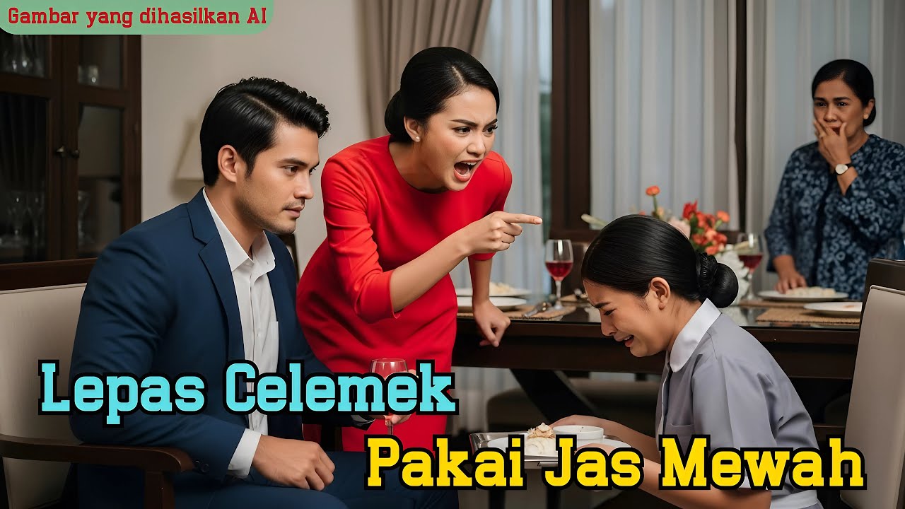 Jadikan istri pembantu. Pelakor syok lihat 'pembantu' duduk di kursi Presdir rapat saham!(AI fiksi)