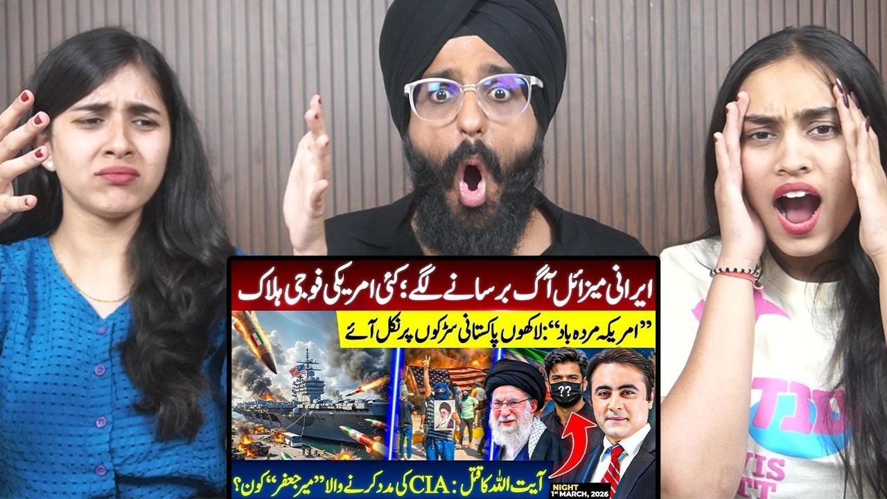 Indian Reaction to Iran SHOWERS Missiles: several US soldiers TARGETED | Ayatollah’s assassination
