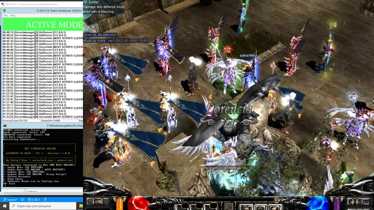 [X-Team] Bot Simulator Mu Online Fake Players - muserver.club