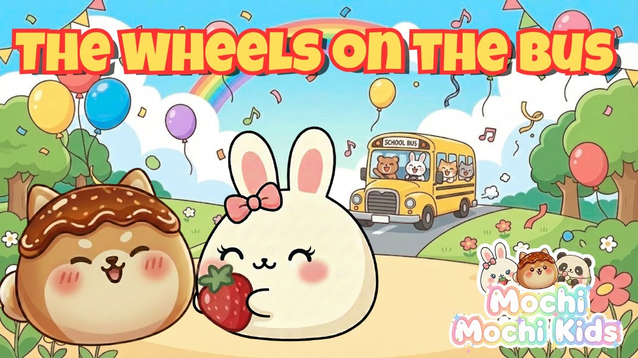 The Wheels on the Bus | Nursery Rhymes & Kids Songs | MochiMochiKids