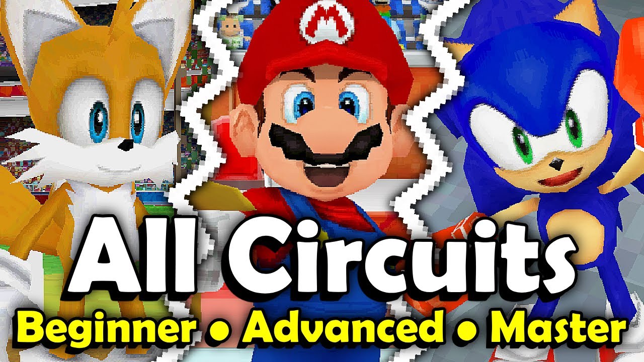 Mario & Sonic at the Olympic Games [DS] - All Circuits