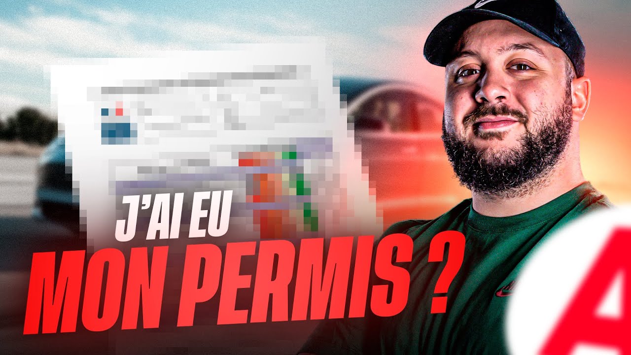 J'ai eu les RÉSULTATS du PERMIS...