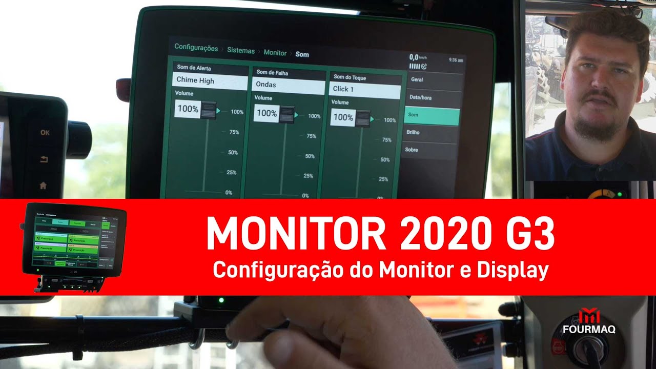 Monitor 2020 G3 - Configuração do Monitor e Display - Plantadeira Momentum 24f