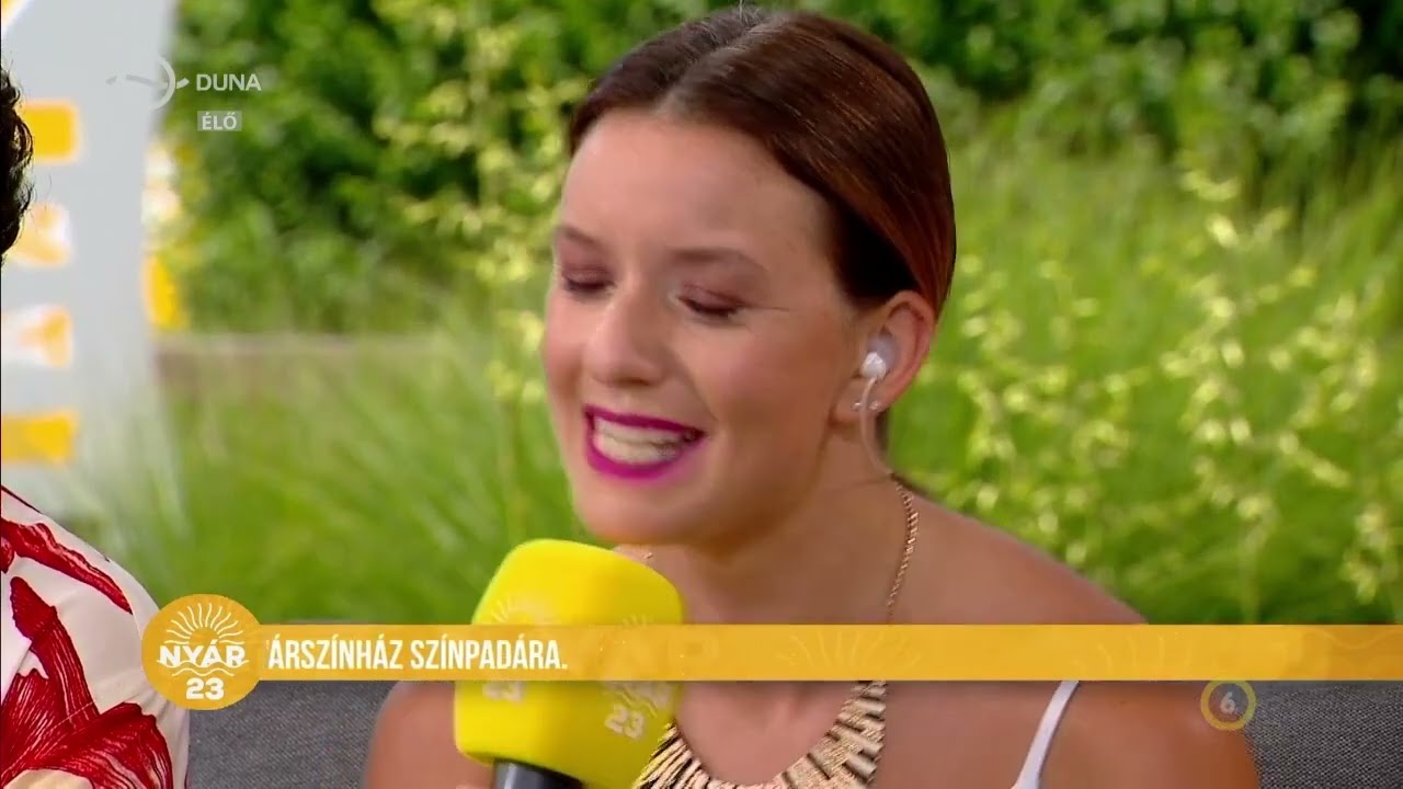 2023.06.22. Interjú Hack Barnabással a Korfballról a Duna TV Nyár 23 című műsorában