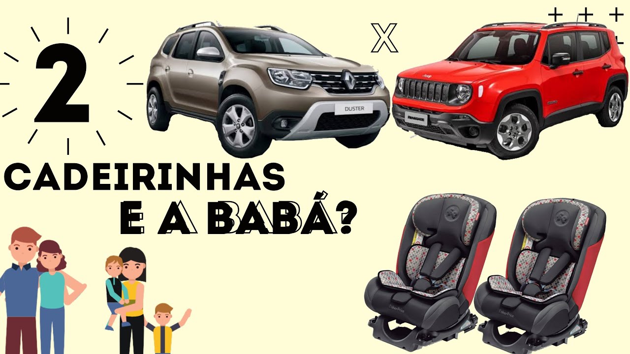 2 Cadeirinhas e a Babá? Parte 6  -  Renegade(Jeep) x Duster (Renault)