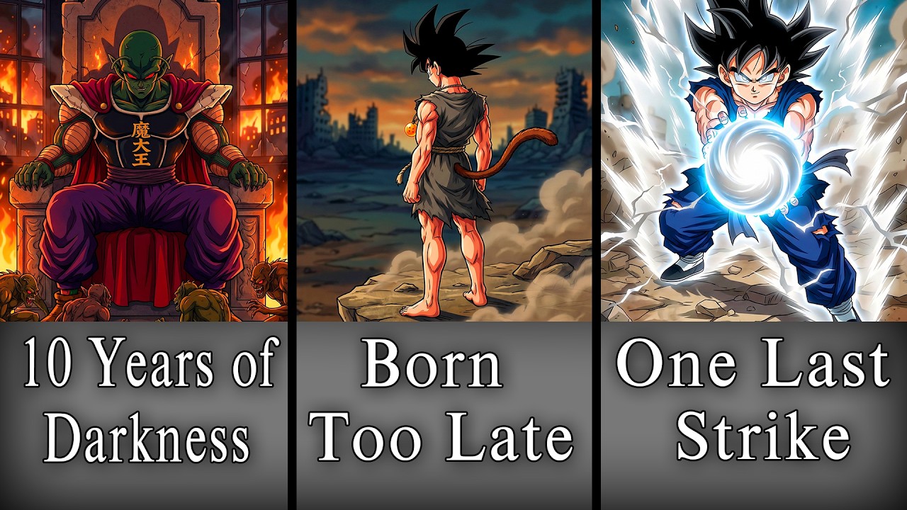 What if Goku arrived on Earth 10 years late and King Piccolo had already conquered the planet?