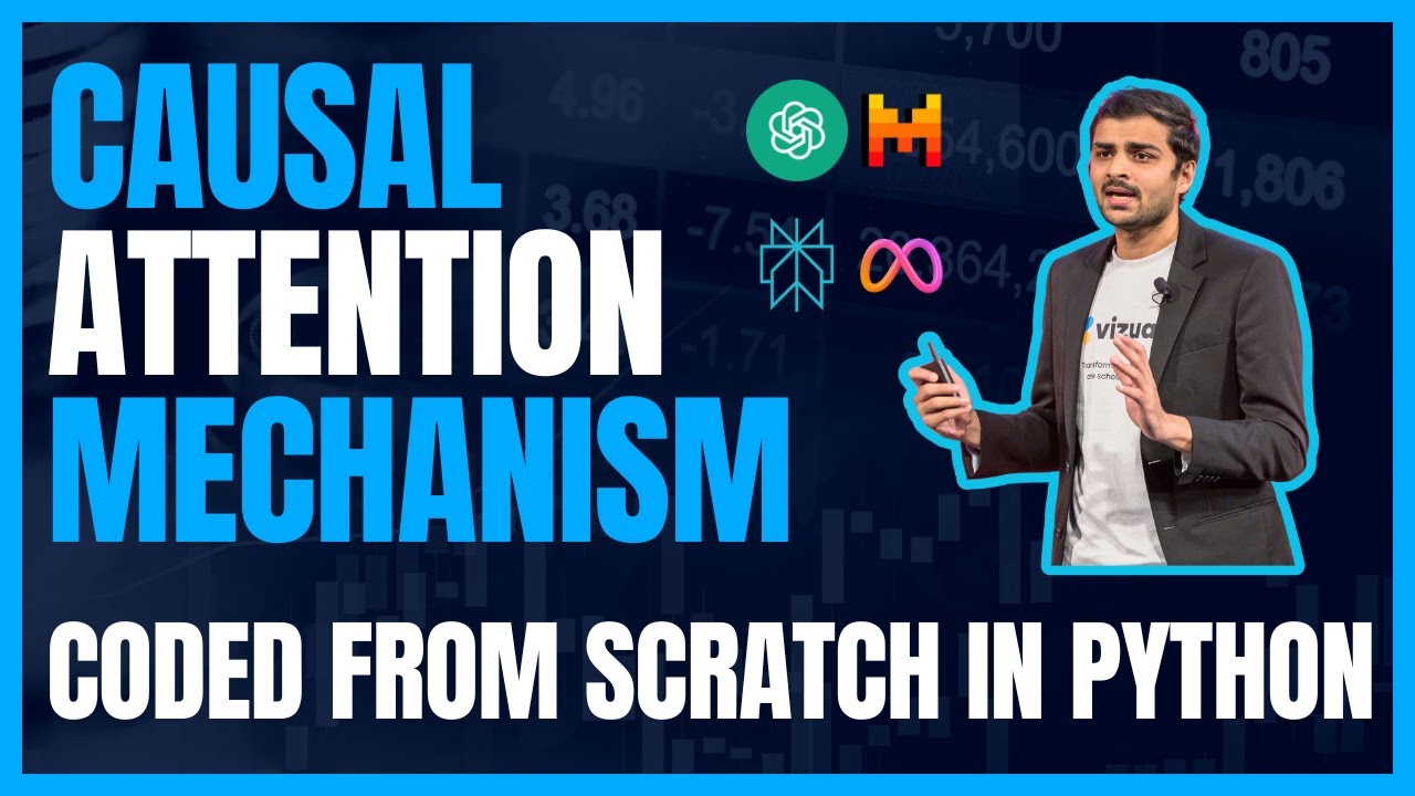Lecture 16: Causal Self Attention Mechanism  | Coded from scratch in Python