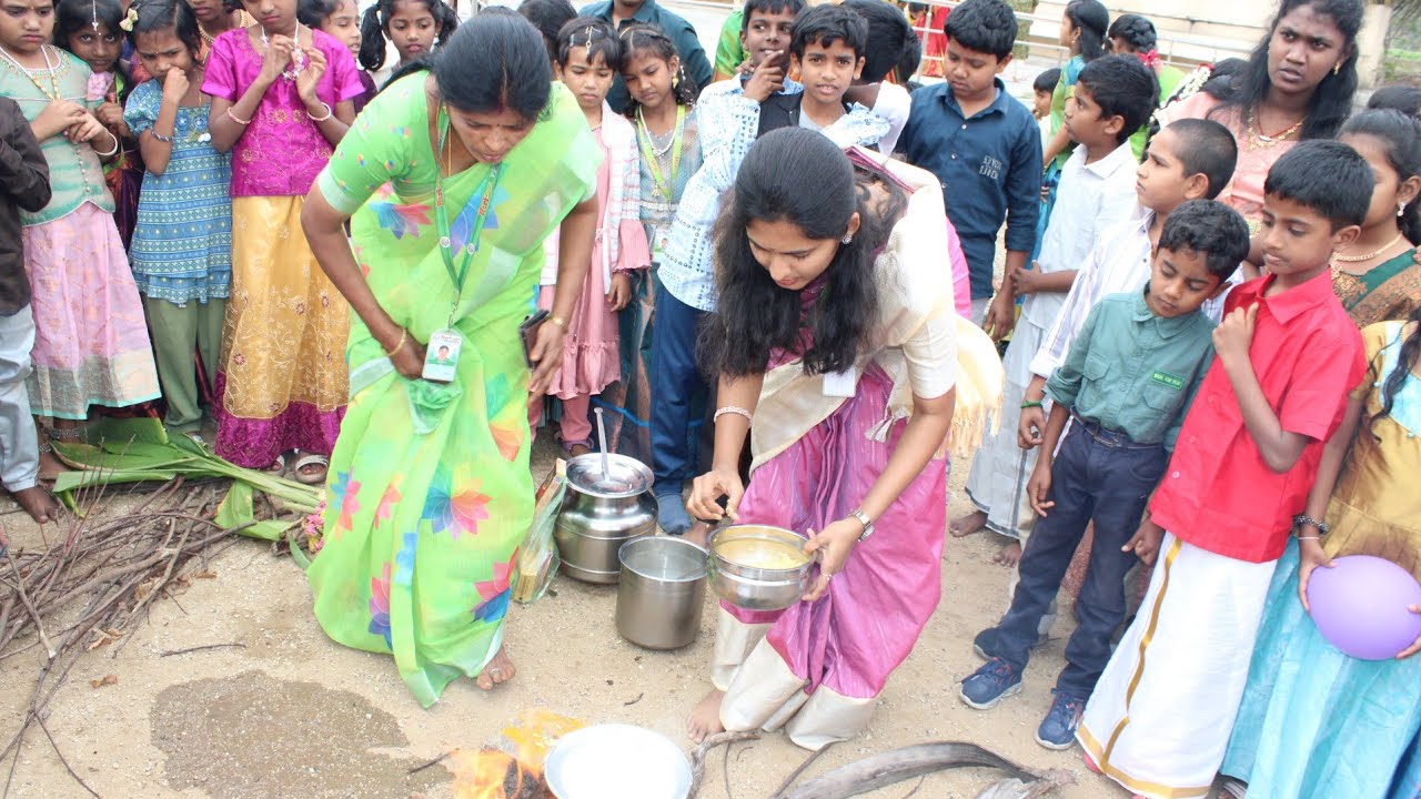 Pongalo Pongal! Our school Pongal Celebration🌞🎉 #PongalCelebration #SchoolPonga  #FestiveVibes