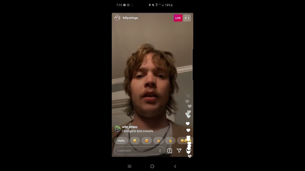 Billy Strings - Instagram Live Beatles Jam Session