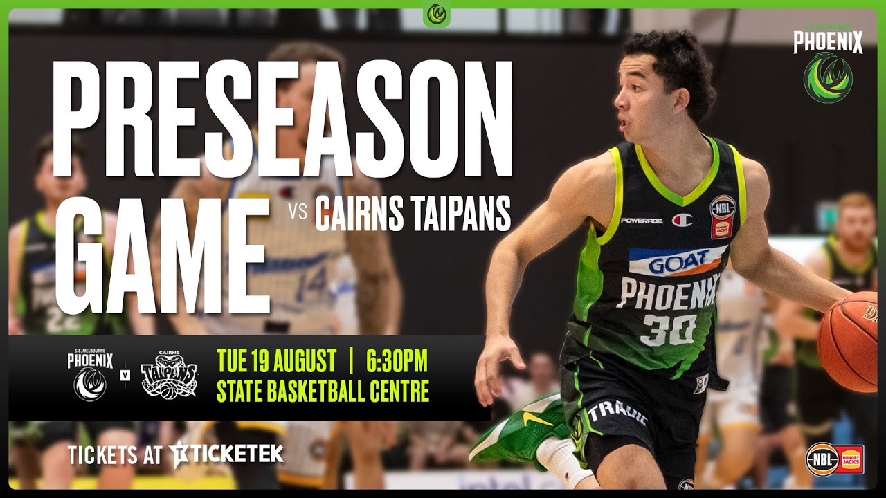 NBL26 Pre-Season: South East Melbourne Phoenix vs Cairns Taipans