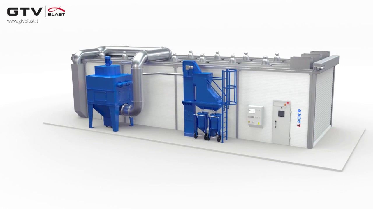 Shot Blasting Room 3D  | GTV BLAST
