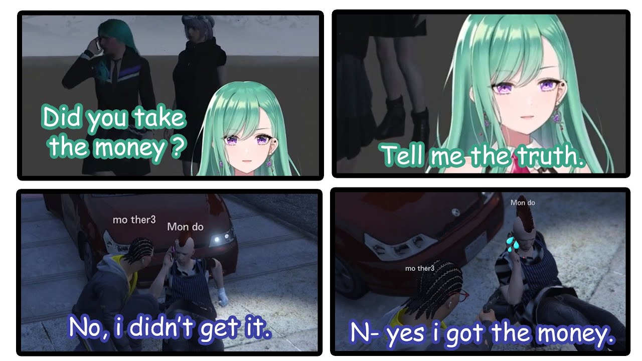 [GTA V] Beni pressuring Mondo to tell her the truth (Yakumo Beni/Tosaki Mimi/Mondo/Mother3)