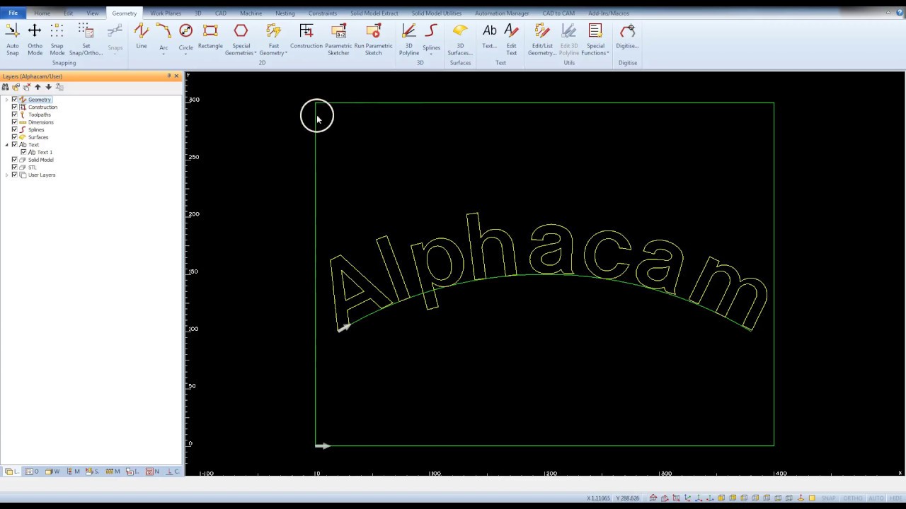 3D Engraving in Alphacam