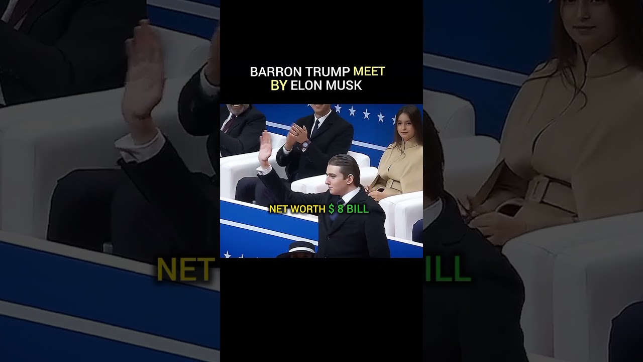 BARRON TRUMP AND ELON MUSK